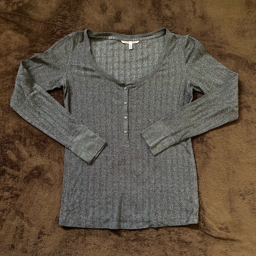 Victoria's Secret Long Sleeve Pajama Top